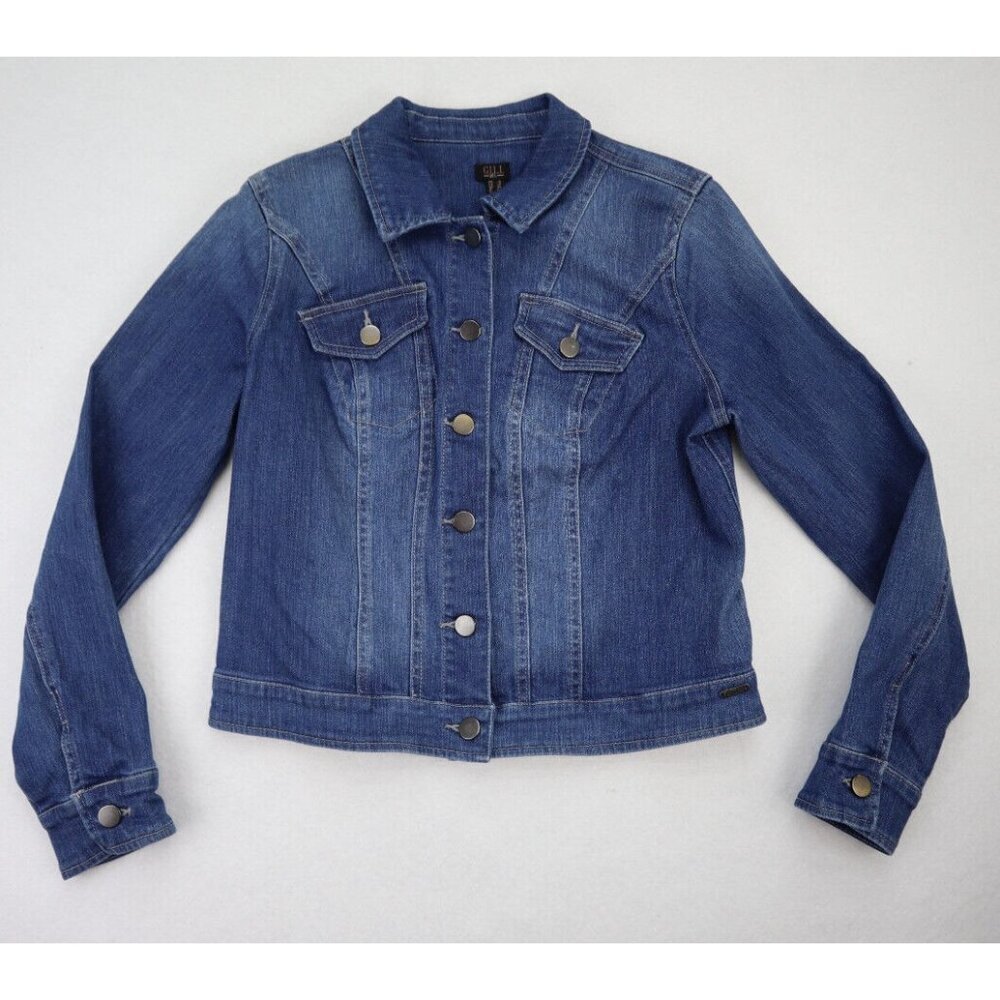 G.I.L.I Women's Jacket Size 6 Medium Wash Denim Basic Trucker